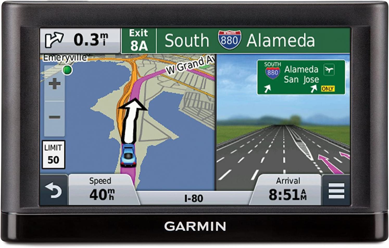 Garmin nüvi 55 GPS Navigators System with Spoken Turn-By-Turn Directions, Preloaded Maps and Speed Limit Displays (Lower 49 U.S. States)