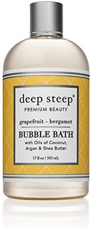 Deep Steep Bubble Bath Grapefruit Bergamot, 17 Ounce