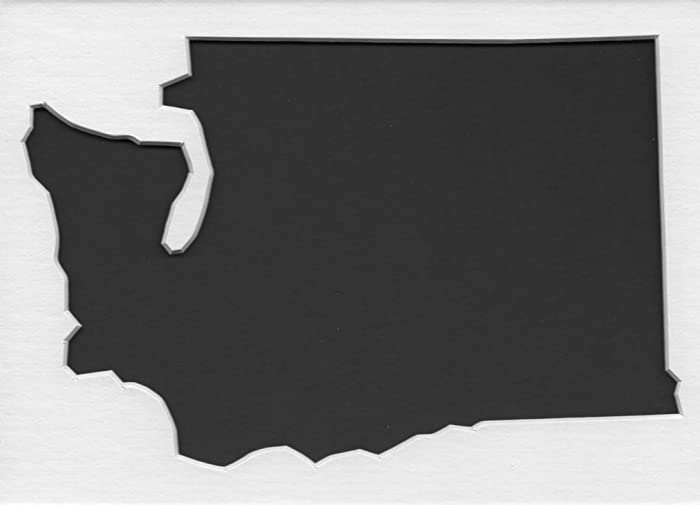 22x28 Washington State Stencil Made from 4 Ply Mat Board