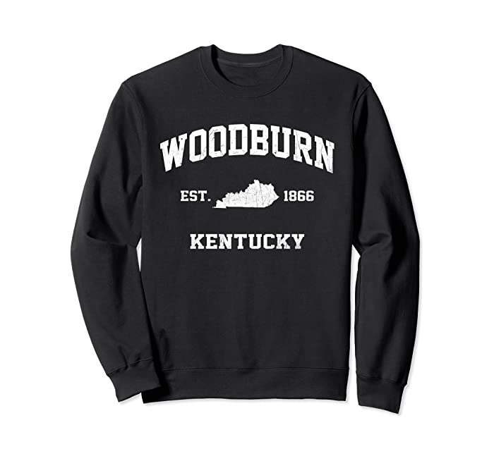 Woodburn Kentucky KY vintage state Athletic style Sweatshirt