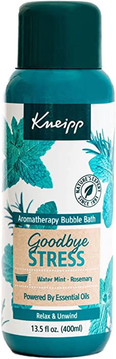 Kneipp Goodbye Stress Aromatherapy Bubble Bath, 13.52 Fl. Oz. (Rosemary & Mint)