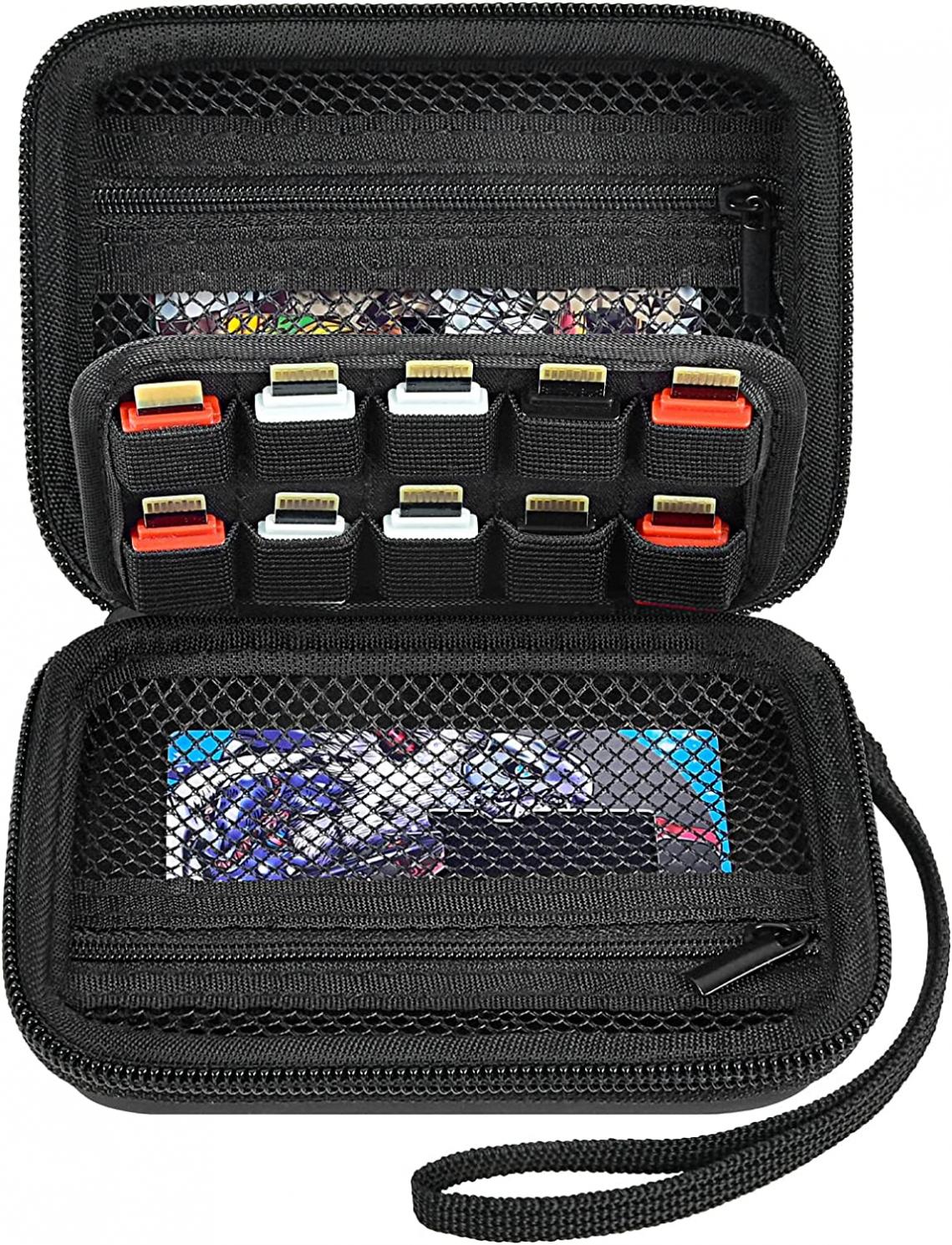Case Compatible with 20+ Bandai Vital Bracelet Dim Cards, Protective Storage Holder Box for Digital Monster Digimon Dim Card Accessories(Bag Only)