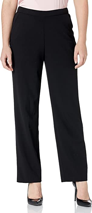 Briggs New York Women's Pull on Dress Pant Average Length & Short Length
