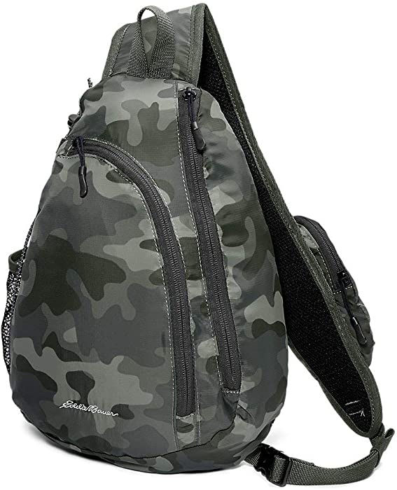 Eddie Bauer Ripstop Sling Pack, Camo, ONE SIZE