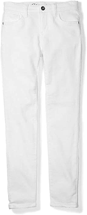 Eddie Bauer Girls' Flex Knit White Jeans