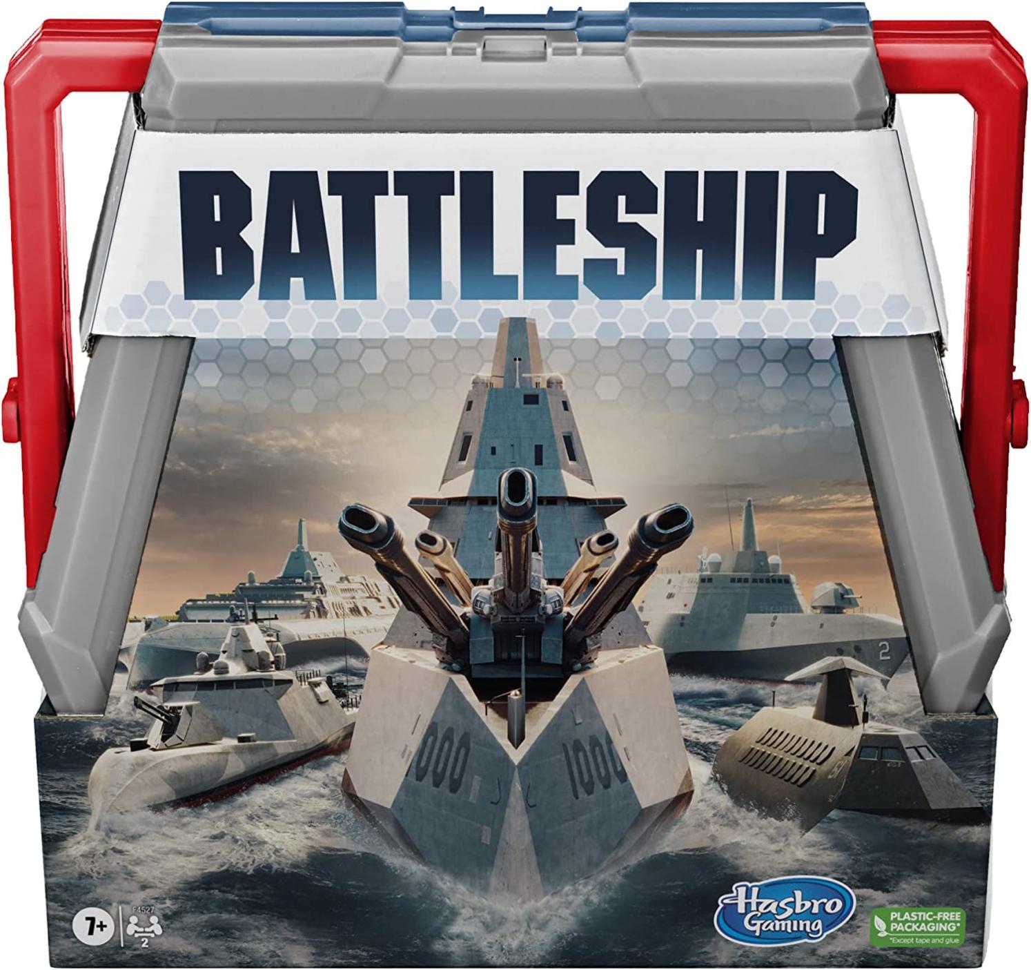 Hasbro Gaming Battleship Classic Board Game, Strategy Game for Kids Ages 7 and Up, Fun Kids Game for 2 Players