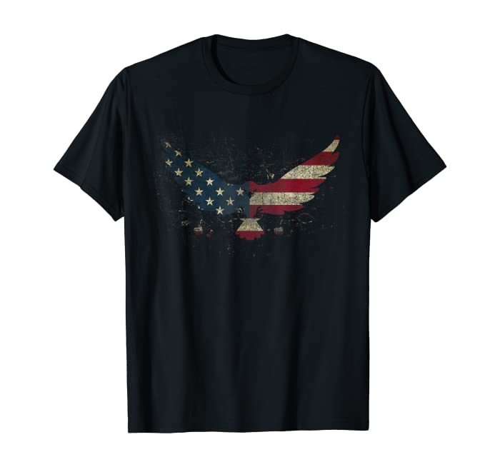 American Flag Eagle Shirt For Men Women Kids for 4th of July