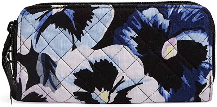 Vera Bradley Women's Cotton Bifold Wallet with RFID Protection