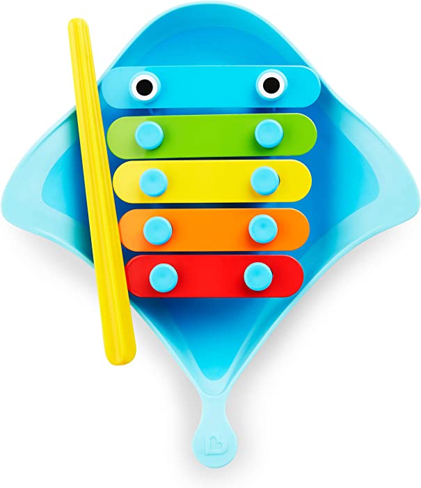 Munchkin Dingray Xylophone Musical Baby and Toddler Bath Toy