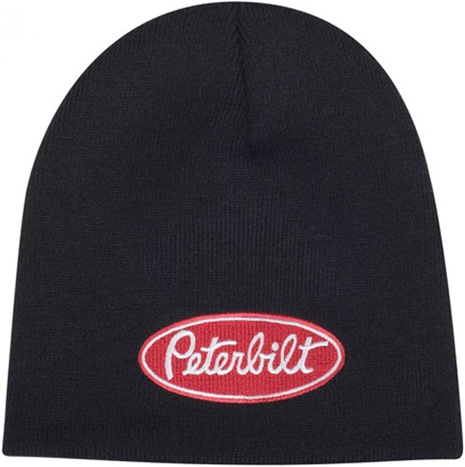 Peterbilt Motors Black Knit Winter Beanie