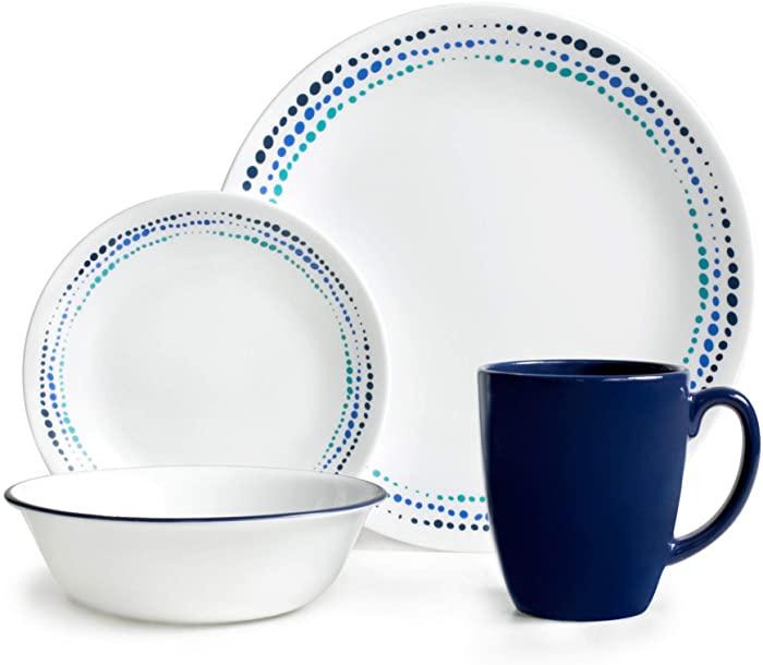 Corelle Livingware Ocean Blues 16-pc Dinnerware Set