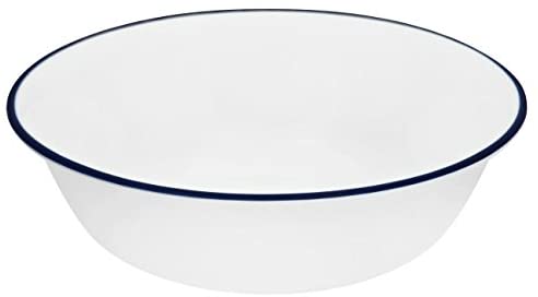Corelle Livingware Soup/Cereal Bowl, 18-Ounce, Classic Cafe Blue