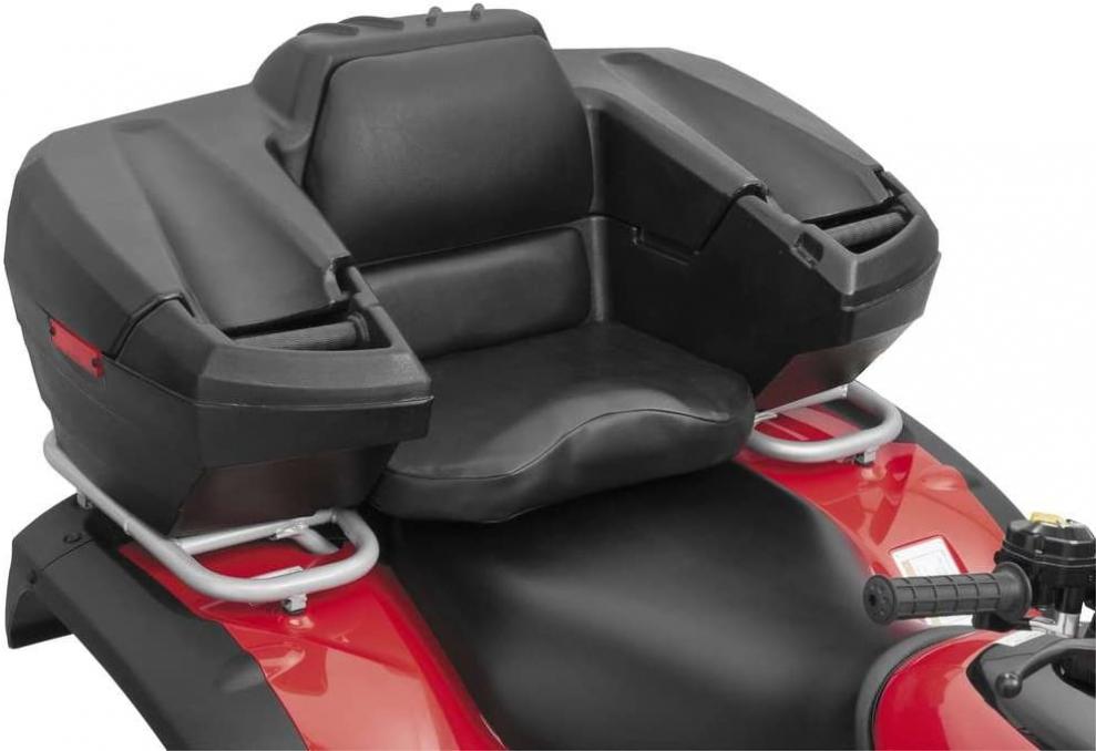 New QuadBoss Rest-N-Store ATV Storage Trunk / Rear Seat - 2014-2015 Polaris Sportsman 570 ATV