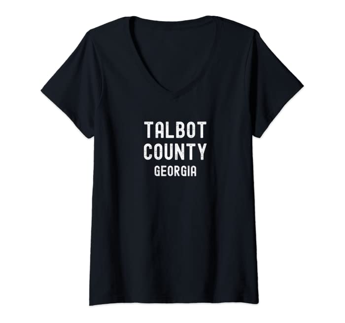 Womens Talbot County Georgia, USA V-Neck T-Shirt