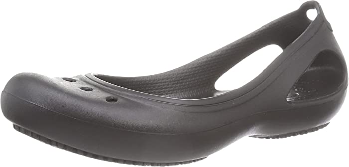 Crocs Women's Kadee Ballet Flats| Slip Resistant Work Shoes