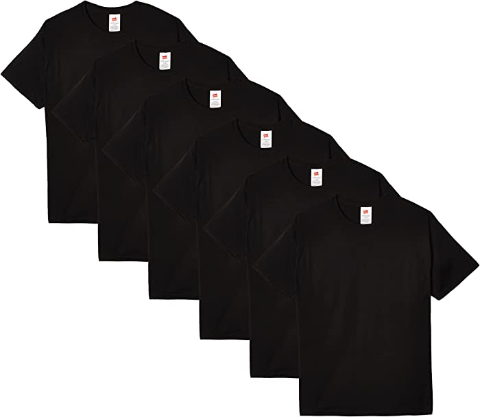 Hanes Men's Ecosmart T-Shirt (Pack of 6)