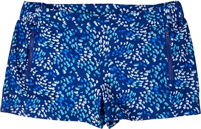Reel Legends Womens Zip-Up Swim Spots Shorts