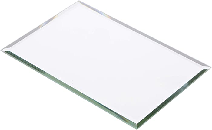 Plymor Rectangle 3mm Beveled Glass Mirror, 4 inch x 6 inch