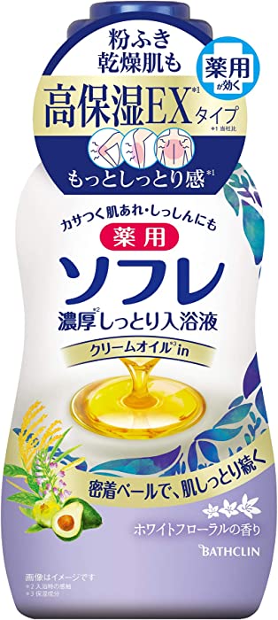 Japan Health and Personal Care - Medicinal SOFRE rich moist scent of the bath liquid white floral 480mL (quasi-drugs)AF27
