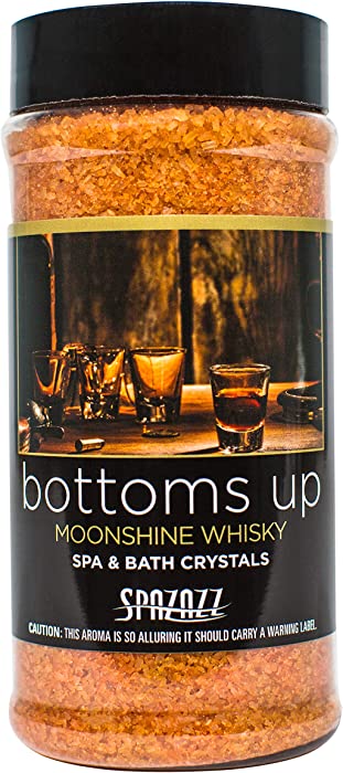 Spazazz SZCMW SPZ-512 Moonshine Whisky Bottoms Up Set The Mood Crystals Container, 17 oz. Aromatherapy, Burnt Orange