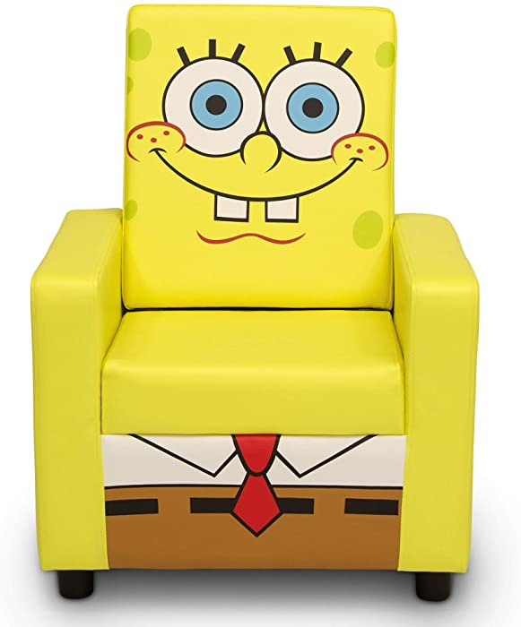 Spongebob Squarepants High Back Upholstered Chair by Delta Children