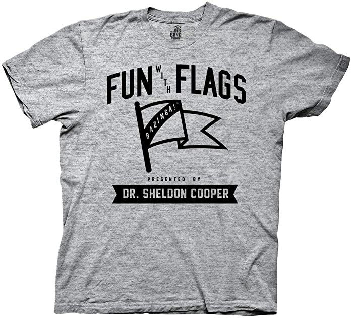 Ripple Junction BBT Fun with Flags Collegiate Adult T-Shirt
