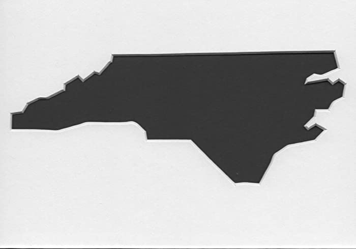 22x28 North Carolina State Stencil Made from 4 Ply Mat Board