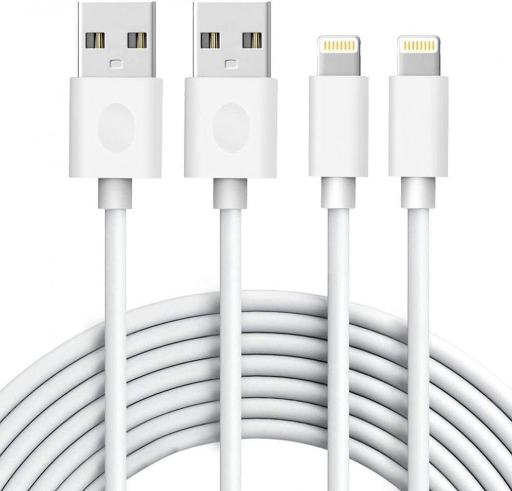 iPhone Charger, [Apple MFi Certified] AEAOA 2Pack 6ft USB to Lightning Cable Power Fast Charging Data Sync Transfer Cord Compatible with iPhone 13 12 11 Pro Max XS XR X 8 7 Plus 6S SE iPad and More