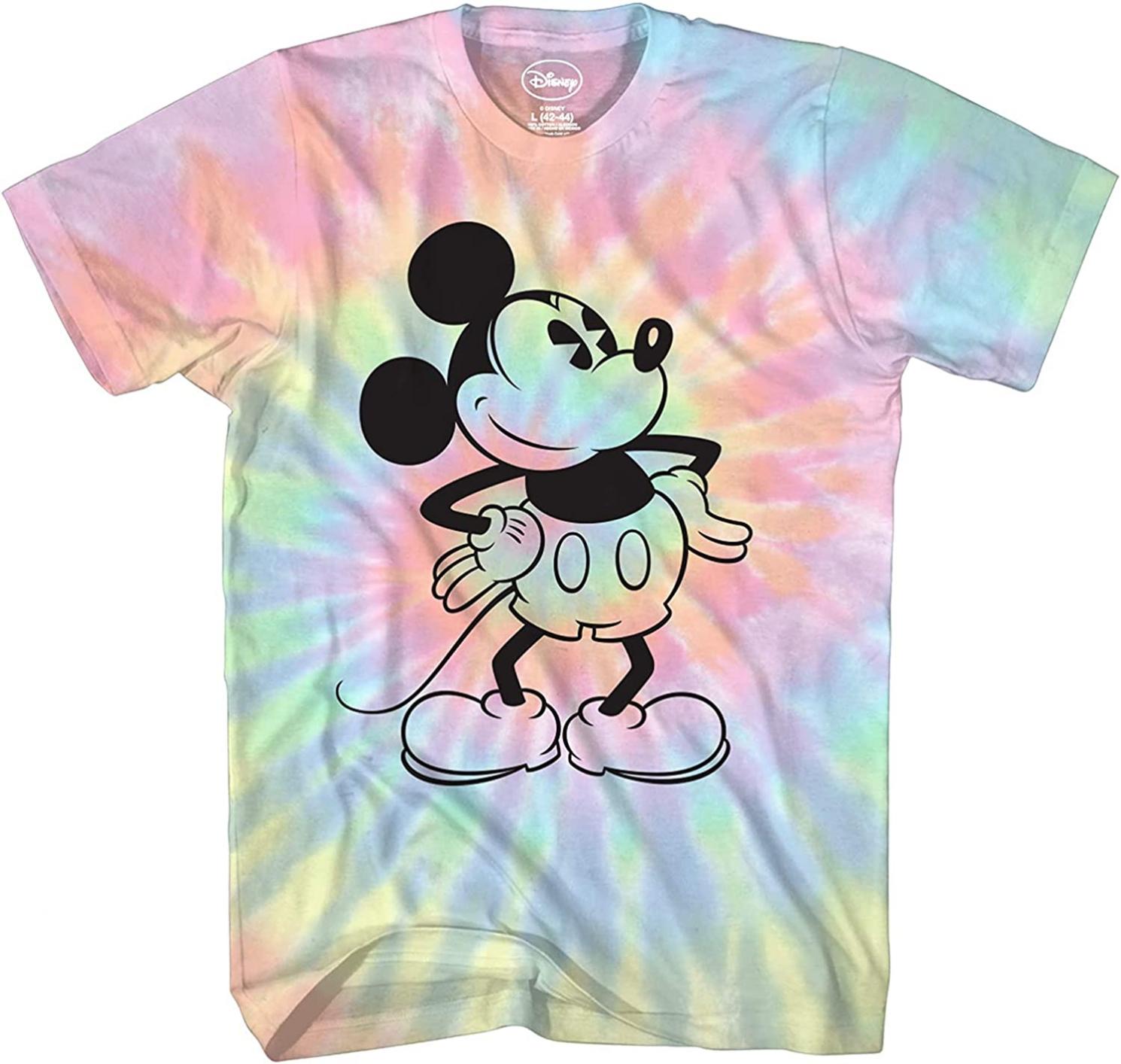 Disney Men's Mickey Mouse Vintage Scene Me Graphic T-Shirt