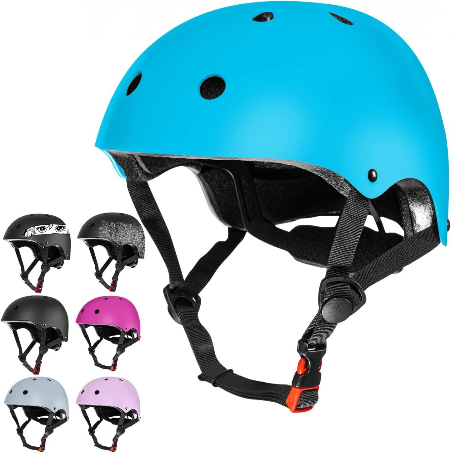 MhIL Adults & Kids Bike Helmets for Men & Women – Kids Helmet for Boys & Girls, Bicycle Kids Helmets Ages 5-8/8-14+ - for Skateboard, Scooter, Cycling, Adjustable Helmets for Toddlers, Kids & Adults