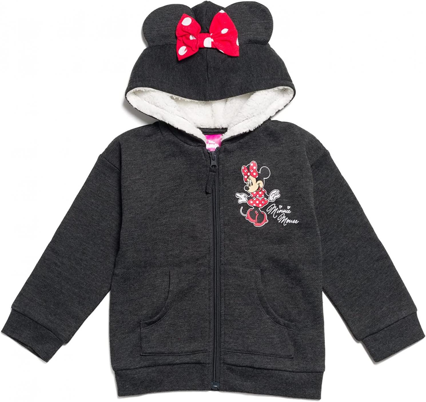 Disney Mickey Mouse Minnie Mouse Lion King Fleece Zip Up Hoodie Newborn to Toddler