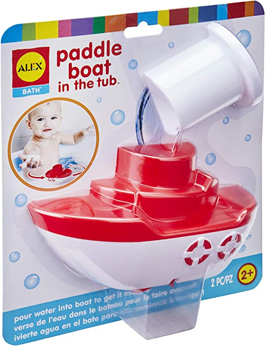 Alex Bath Paddle Boat in The Tub Kids Bath Toy