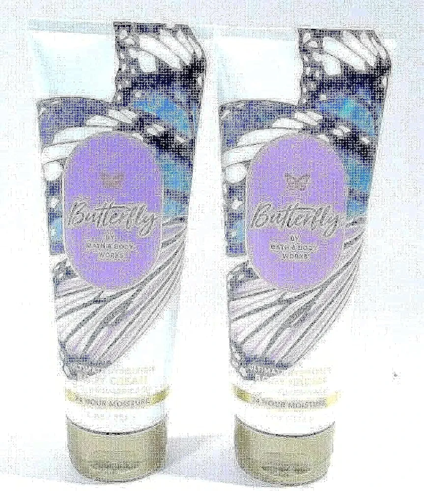 Bath and Body Works Butterfly Body Cream Ultimate Hydration Gift Set For Women 2 Pack 8 Oz. (Butterfly)