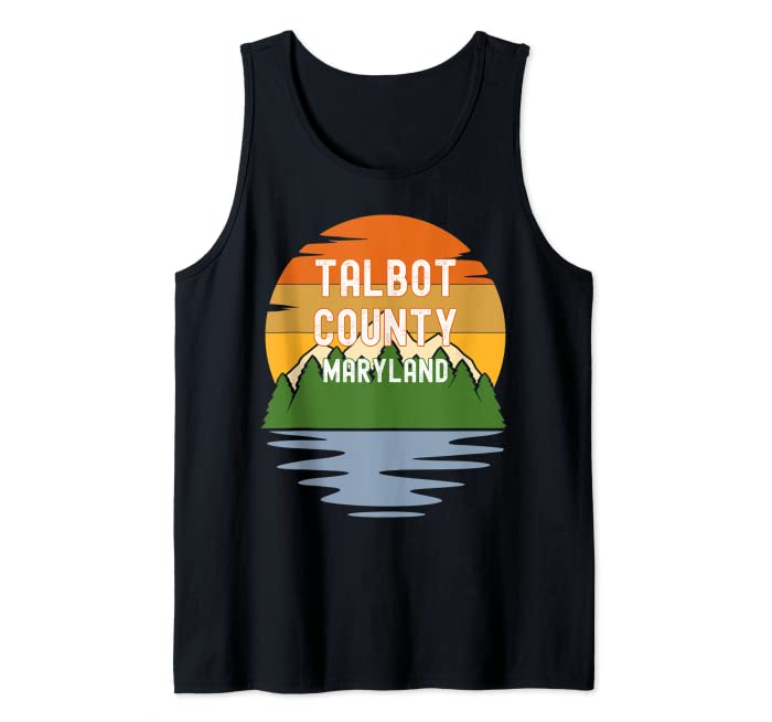 From Talbot County Maryland Vintage Sunset Tank Top