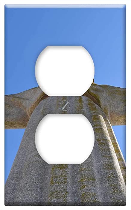 Switch Plate Outlet Cover - Cristo Rei Statue Portugal Lisbon Monument 1