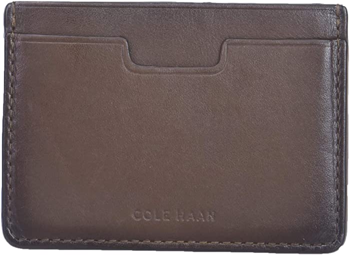 Cole Haan Men's Warner Molded Card CASE, Bison Brown, 1 Size