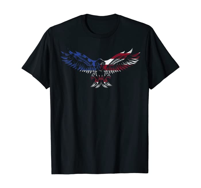 Eagle USA Flag Shirt Men Women for 4th of July T-Shirt