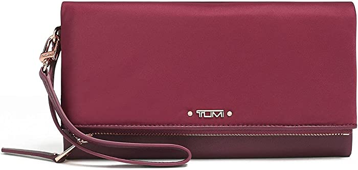 TUMI - Voyageur Travel Wallet - Card Holder for Women - Berry