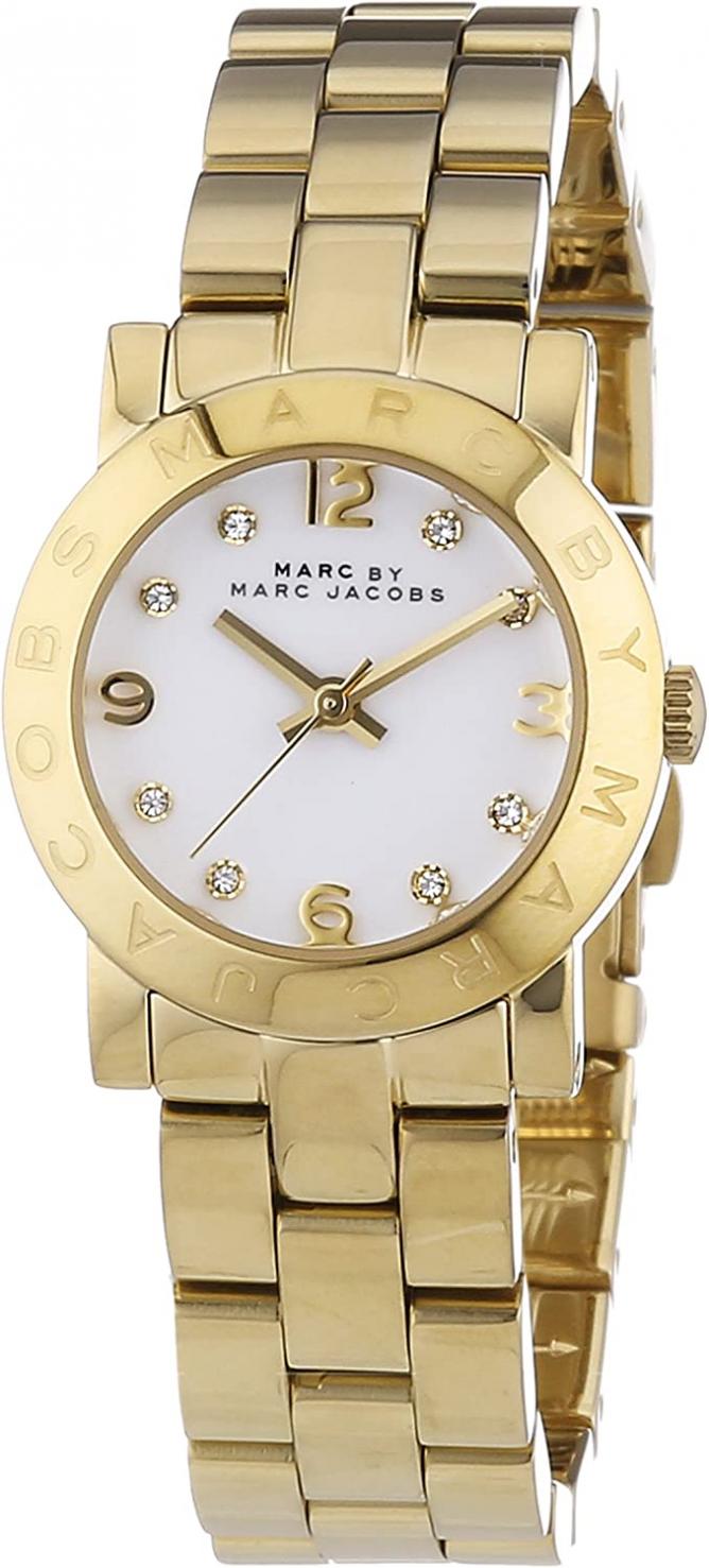 Marc by Marc Jacobs Women's MBM3057 Mini Amy Gold-Tone Stainless Steel Watch with Link Bracelet