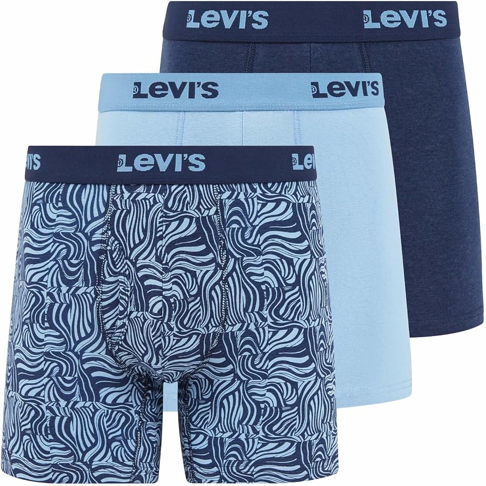 Levi's Boxer Briefs for Men, Cotton Stretch Breathable Men's Underwear 3 Pack
