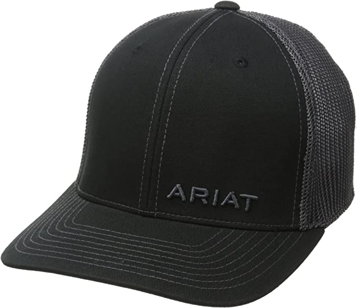 Ariat Men's Solid Black Corner Brand