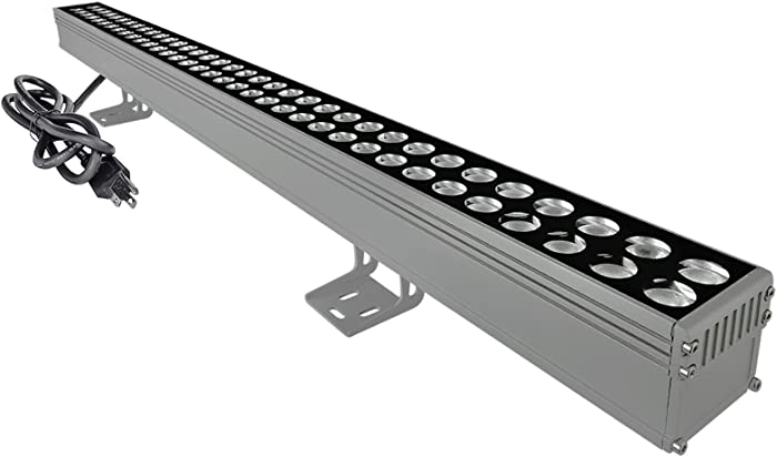 YRXC 72W LED Wall Washer Lights 3.2ft/40" 120V IP65 Waterproof Linear LED Light Bar Daylight 5000K Walls Church Billboards Building Decorations Outdoor/Indoor LED Wall Lamp with Plug in
