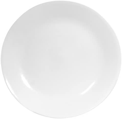 Corelle Livingware 1107731 18-Piece Dinner Plate Set, Winter Frost White (3 Sets of 6)