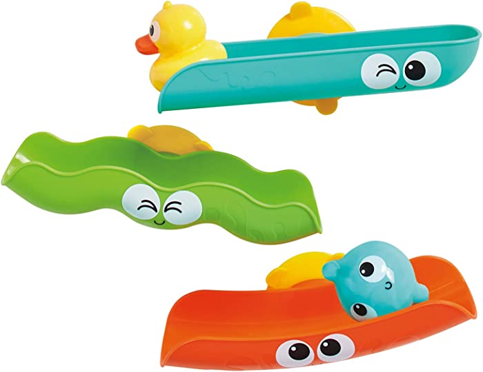 Kidoozie Splish ‘n Splash Tub Tracks, Bathtime Tub Toy, for Toddlers Ages 12 Months and Older, Multi