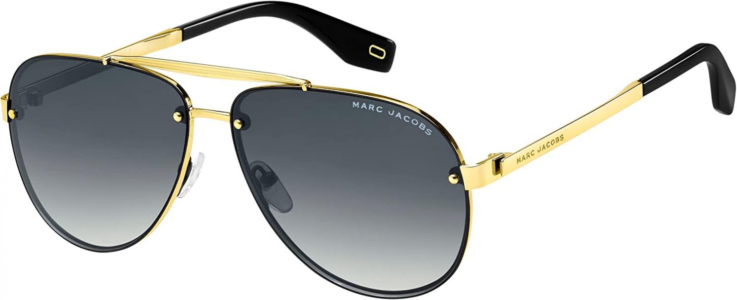 Marc Jacobs Marc317/s Pilot Sunglasses for Men + BUNDLE with Designer iWear Complimentary Eyewear Care Kit