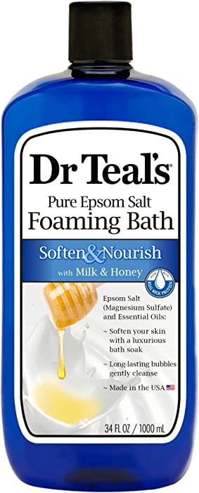 Dr. Teal's 34 oz. Soften & Nourish Foaming Bath with Milk & Honey