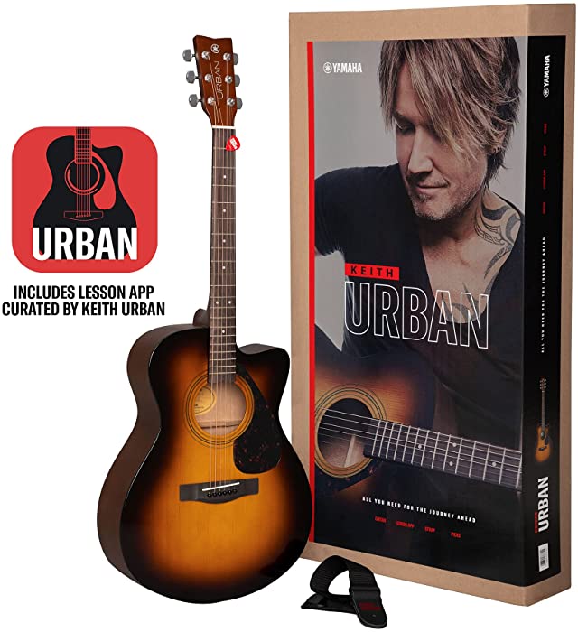 URBAN Guitar by Yamaha – Learn Guitar with Keith Urban - Guitar, App & Essential Accessories