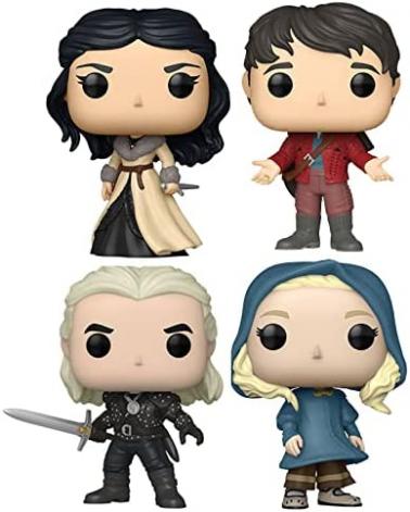 Funko Pop! Television: The Witcher Collectible Vinyl Figures, 3.75" (Set of 4)