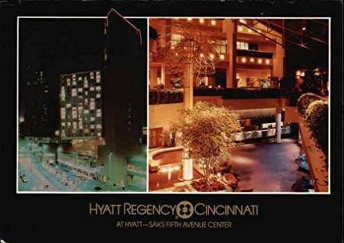 Hyatt Regency Hotel, Saks Fifth Avenue Center Cincinnati, Ohio OH Original Vintage Postcard