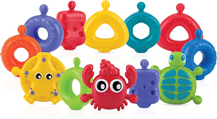 Nuby 15-Piece Fun Bath Links Toy